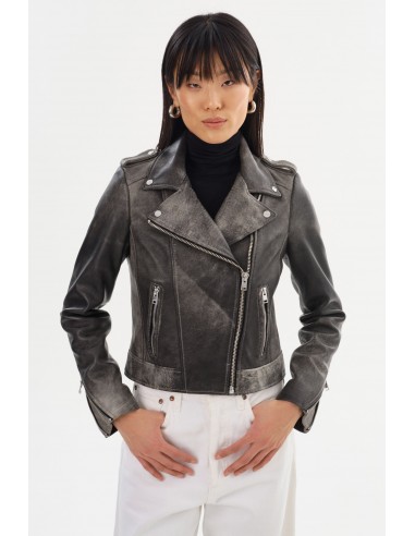 DONNA | Veste moto signature en cuir online