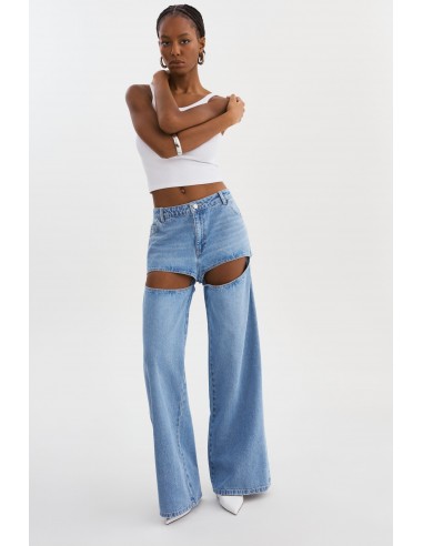 JAYLENE | Denim Cut-Out Jeans JUSQU'A -70%! 