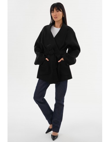 MEKIA | Manteau en laine double face les muscles