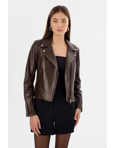 KELSEY | Veste de Motard en Cuir soldes