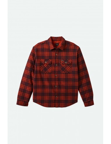 Bowery Quilted L/S Flannel - Bright Red/Mahogany l'évolution des habitudes 