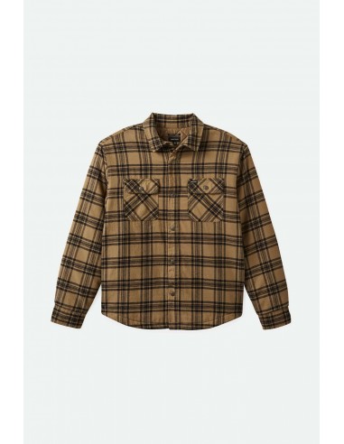 Bowery Quilted L/S Flannel - Woodsmoke/Black acheter