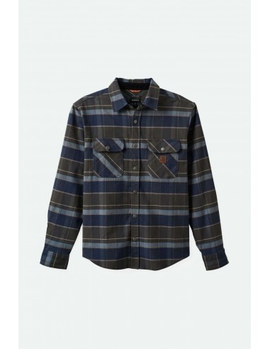 Builders Bowery Stretch Water Resistant L/S Flannel - Washed Navy/Black/Coronet Blue shop