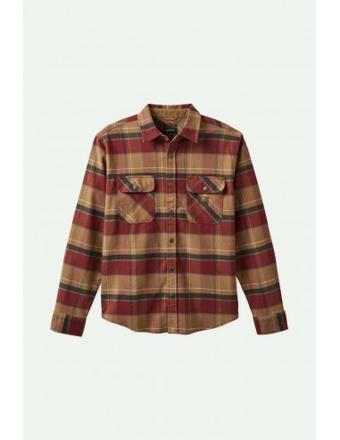 Builders Bowery Stretch Water Resistant L/S Flannel - Woodsmoke/Cordovan Red/Washed Black Voir les baskets