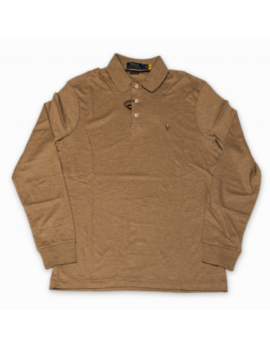 Polo manches longues taupe pas cher chine