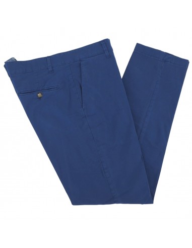 Pantalon de coton Liverpool bleu aviateur rembourrage situé sous