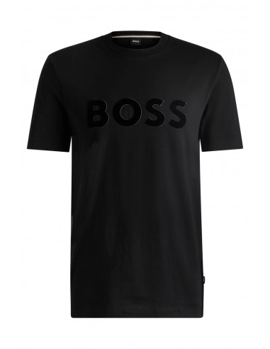 T-shirt logo noir ou a consommer sur place